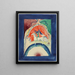 Conception della copertina dell'almanacco Le Cavalier Bleu - Wassily Kandinsky — quadro incorniciato alla parete