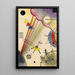 Connexion claire - Wassily Kandinsky — quadro incorniciato alla parete