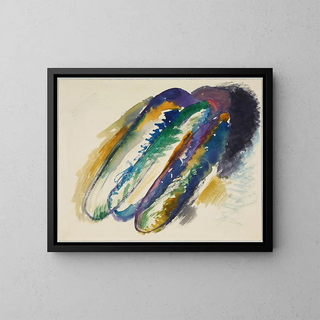 Bozza per la Composition VII - Wassily Kandinsky — quadro incorniciato alla parete