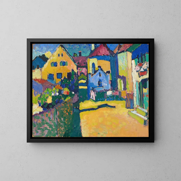 Allée verde a Murnau - Wassily Kandinsky — quadro incorniciato alla parete