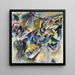 Improvisazione Klamm 1914 - Wassily Kandinsky — quadro incorniciato alla parete