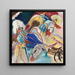 Improvisation No 30 - Canoni - Wassily Kandinsky — quadro incorniciato alla parete