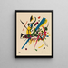 Petits mondes I - Wassily Kandinsky — quadro incorniciato alla parete