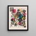 Piccoli mondi V - Wassily Kandinsky — quadro incorniciato alla parete