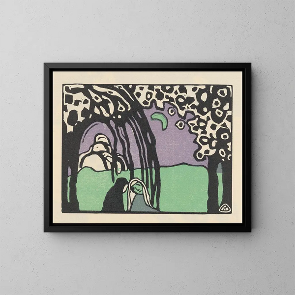 Klnge Pl20 - Wassily Kandinsky — quadro incorniciato alla parete