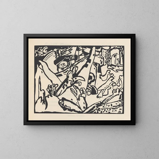 Klnge Pl24 - Wassily Kandinsky — quadro incorniciato alla parete