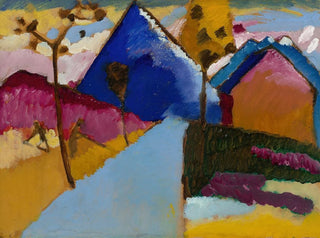 Rue droite de Kochel - Wassily Kandinsky — vista dell’opera
