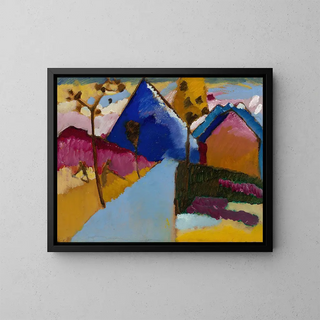 Rue droite de Kochel - Wassily Kandinsky — quadro incorniciato alla parete