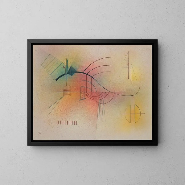 Ligne Ligne - Wassily Kandinsky — quadro incorniciato alla parete