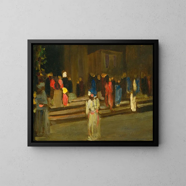 Entrée del parco di Saint-Cloud - Wassily Kandinsky — quadro incorniciato alla parete