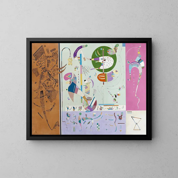 Parti diverse - Wassily Kandinsky — quadro incorniciato alla parete