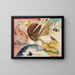 Paesaggio piovoso - Wassily Kandinsky — quadro incorniciato alla parete