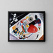 Tache rouge II - Wassily Kandinsky — quadro incorniciato alla parete