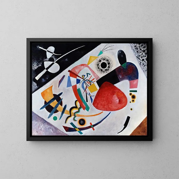 Tache rouge II - Wassily Kandinsky — quadro incorniciato alla parete