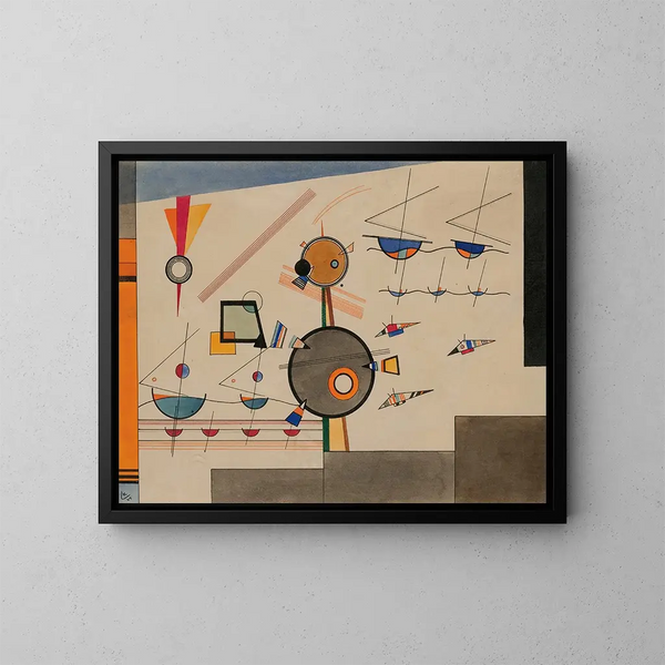 Flottement - Wassily Kandinsky — quadro incorniciato alla parete