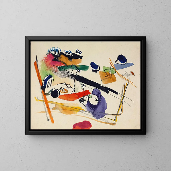 Sans titre - Wassily Kandinsky — quadro incorniciato alla parete