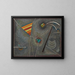 Reliure blanche - Wassily Kandinsky — quadro incorniciato alla parete