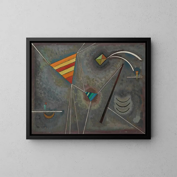 Reliure blanche - Wassily Kandinsky — quadro incorniciato alla parete