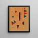 Dispersé - Wassily Kandinsky — quadro incorniciato alla parete