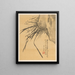Orchidea - Watanabe Kazan — quadro incorniciato alla parete
