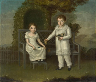 Due bambini della famiglia Kuenzer - Wendelin Moosbrugger — vista dell’opera