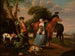 In riposo durante una battuta di caccia - Wenzel Ignaz Prasch — vista dell’opera