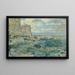 sulla spiaggia rocciosa - Wenceslas Radimsky — quadro incorniciato alla parete