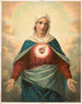 La Vierge Marie avec l'emblème du cœur sur la poitrine - Werner & Company — vista dell’opera