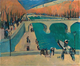 Autunno a Parigi sul fiume Senna - Werner Neuhaus — vista dell’opera