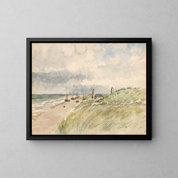 La Côte à Kativigh, Olanda - Whitney Warren Jr — quadro incorniciato alla parete