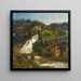 Wildbad Gastein, Le cascate di Wildbad Gastein - Ferdinand Georg Waldmüller — quadro incorniciato alla parete