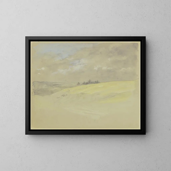 Paesaggio ondulato - Wilhelm Amandus Beer — quadro incorniciato alla parete