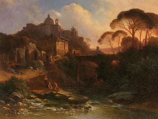 Ariccia - Wilhelm August Schirmer — vista dell’opera