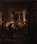 Una serata fumatrice - Wilhelm Bendz — vista dell’opera