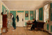 Interno di Amaliegade, il capitano Carl Ludvig Bendz in piedi e il Dottor Jacob Christian Bendz seduto - Wilhelm Bendz — vista dell’opera