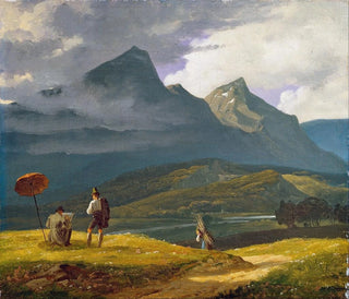 Paesaggio di montagna - Wilhelm Bendz — vista dell’opera