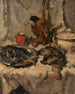 Nature morte di cucina con pollame - Wilhelm Blanke — vista dell’opera