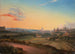 Vista di Roma alla luce della sera - Wilhelm Brücke — vista dell’opera