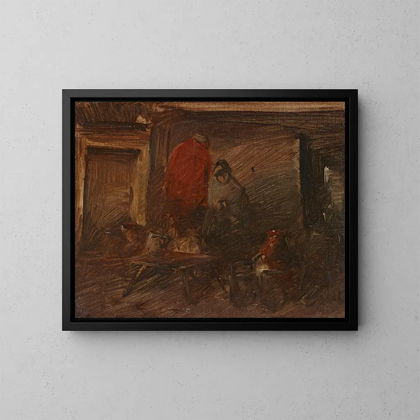 Auberge hollandaise - Wilhelm Busch — quadro incorniciato alla parete