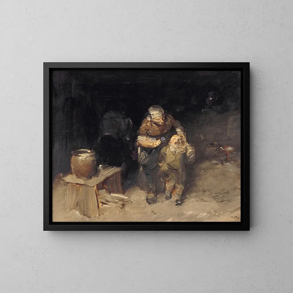 Piccolo ma Testardo - Wilhelm Busch — quadro incorniciato alla parete