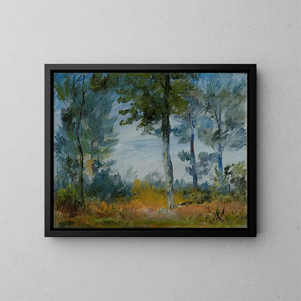 Frangia della foresta - Wilhelm Busch — quadro incorniciato alla parete