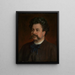 Ritratto del pittore Albert Obermüller - Wilhelm Füssli — quadro incorniciato alla parete