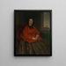 Ritratto di Ida Baronne von Kettner née Baronne von Fischer - Wilhelm Füssli — quadro incorniciato alla parete