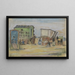 Cabina da bagno a Katwijk - Wilhelm Gutmann — quadro incorniciato alla parete