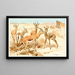 Gazelle Dorcas - Wilhelm Kuhnert — quadro incorniciato alla parete