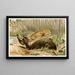 Jaguar Tuant un Tapir - Wilhelm Kuhnert — quadro incorniciato alla parete