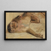 Scimmia - Wilhelm Kuhnert — quadro incorniciato alla parete