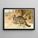 Chat sauvage - Wilhelm Kuhnert — quadro incorniciato alla parete