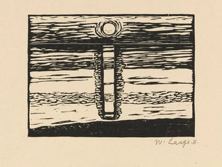 Wilhelm Laage - Sonnenuntergang am Wattenmeer.webp