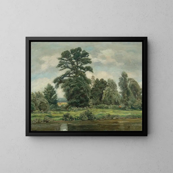 Paesaggio di paludi - Wilhelm Legler — quadro incorniciato alla parete